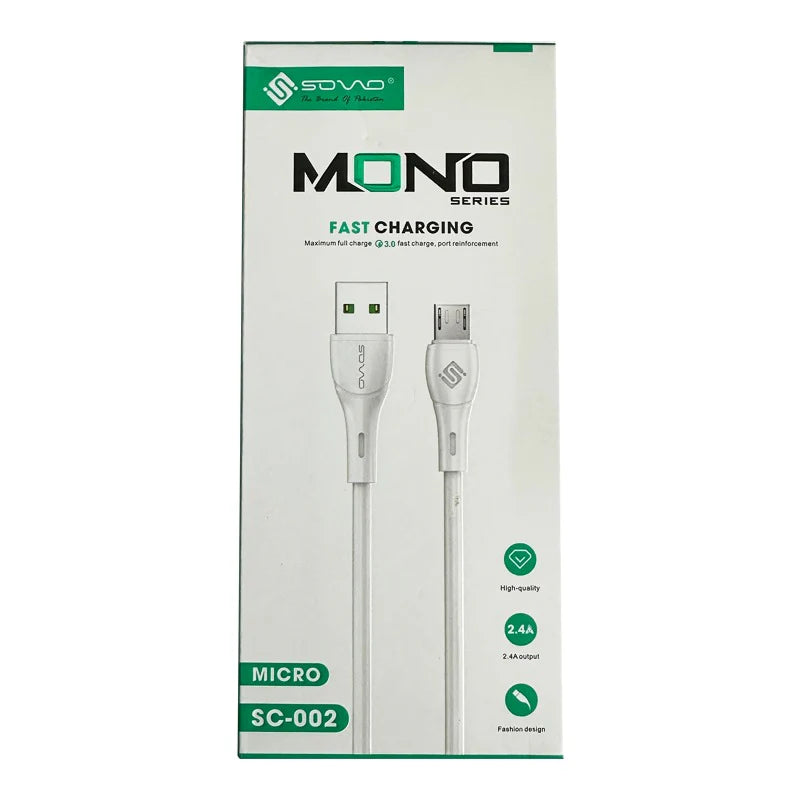 SOVO MONO Series SC-002 Fast Charging Data Cable